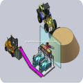 Máquina de briqueta de biomassa Máquina de briqueta de palha